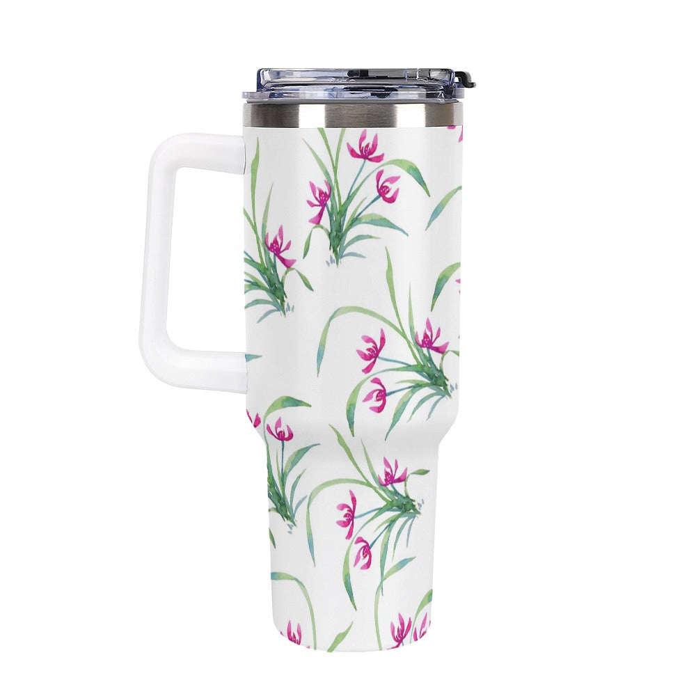 Flowers Custom Large capacity car cup