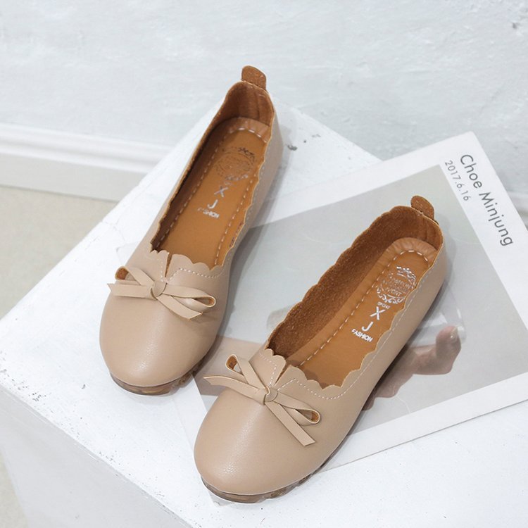 Korean Style Shallow Mouth Pumps Slip-on