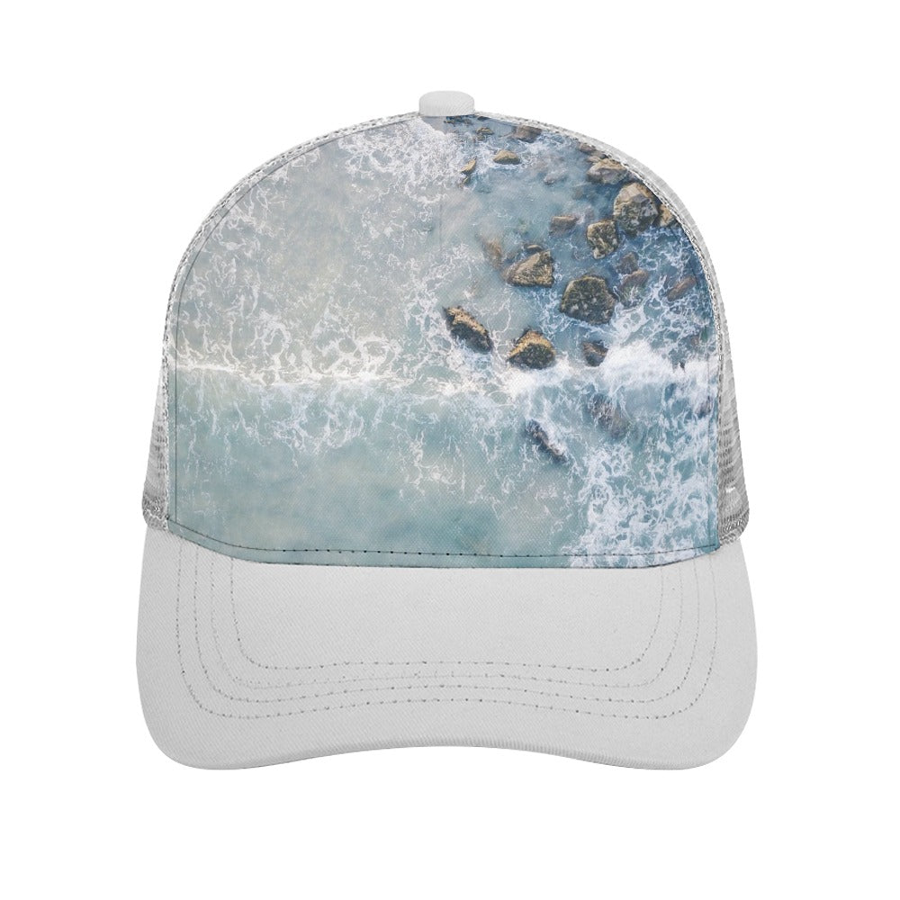 Baseball Cap Bent glue rear hollow (multi-color optional)
