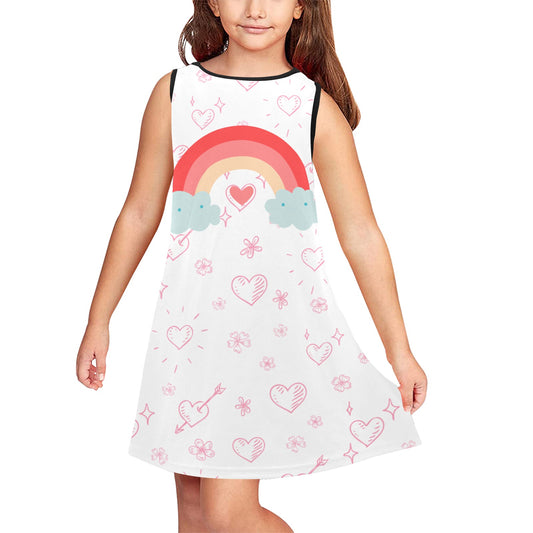 Girls' Sleeveless Dress (D58)