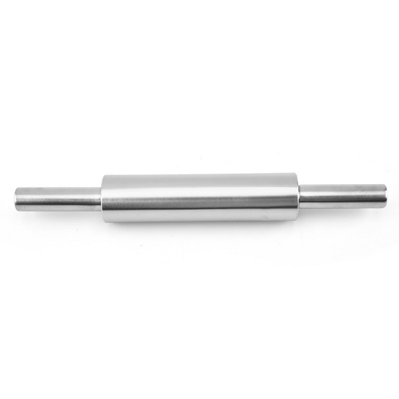Household stainless steel flour stick rolling pin, Roller for Baking Pizza, Pies, Pastry and Cookies, Ergonomic Handles, Kitchen Essential