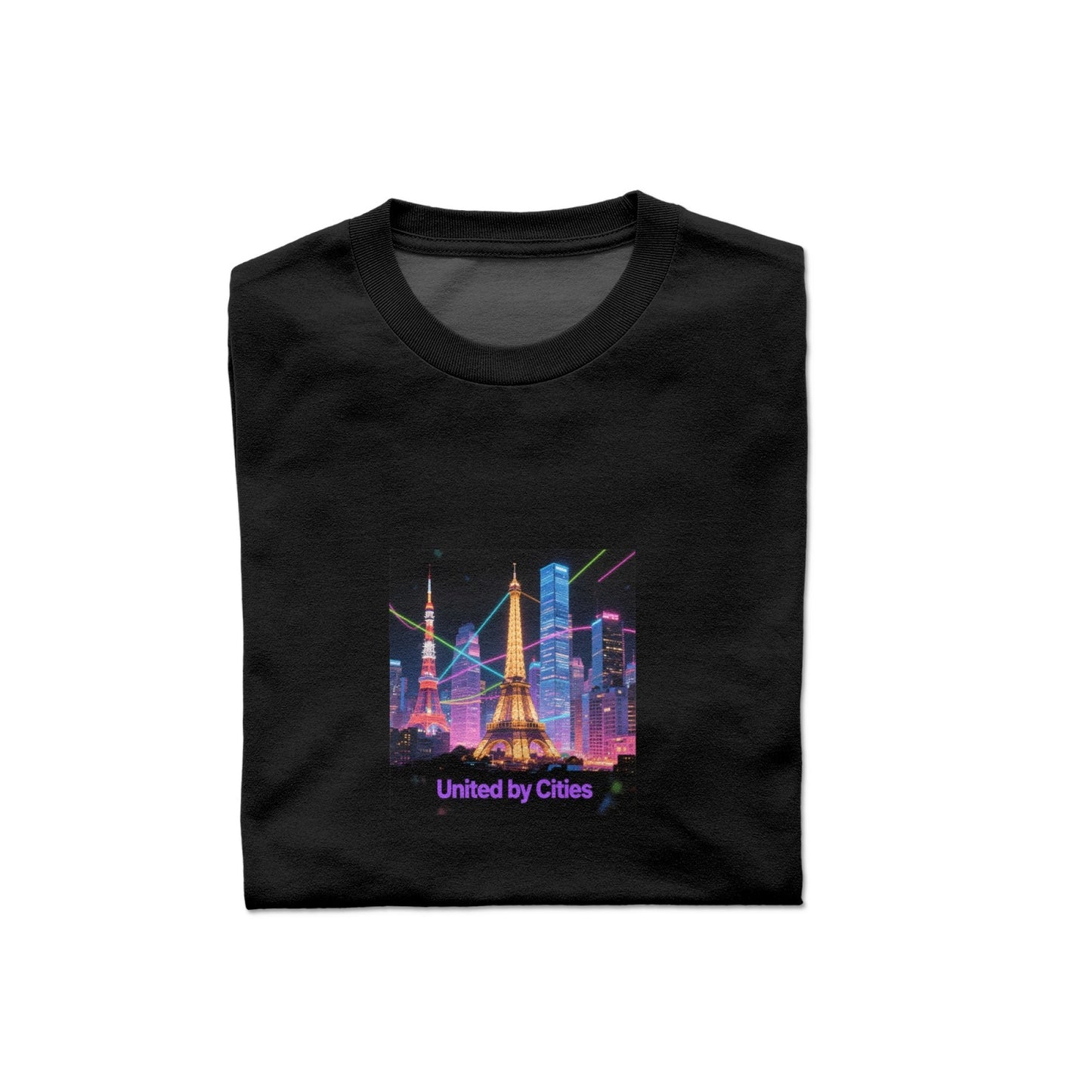 City Printed Men's Pure Cotton T-shirt - Casual Round Neck, Slightly Elastic, Suitable For Summer Knitted Fabric, Classic Fit Adult Shirt, Couple Shirt