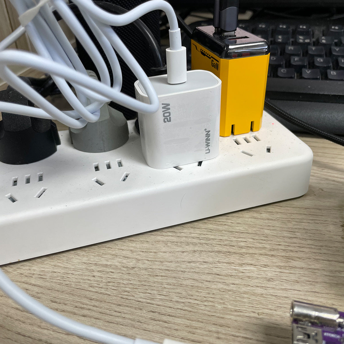 2Pzs Charger Tipc C Linghtning Quick Charge 20w 1M