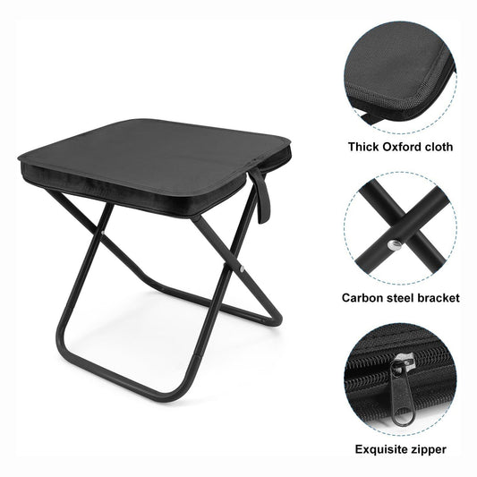 Folding Stool Camping Chair Seat Portable Mini Stool Outdoor Picnic Fishing BBQ