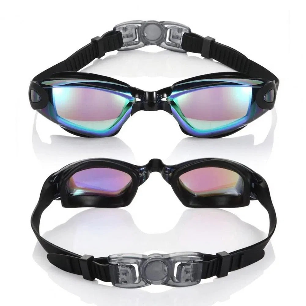 Clear Comfortable Swimming Goggles UV- Anti-Fog Swim Glasses Mirror & Kids