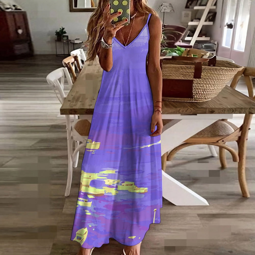 Sling Ankle Long Dress