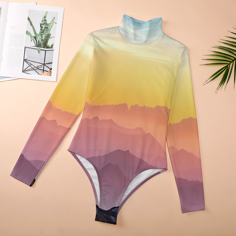 Women's Turtleneck Long Sleeve Bodysuit