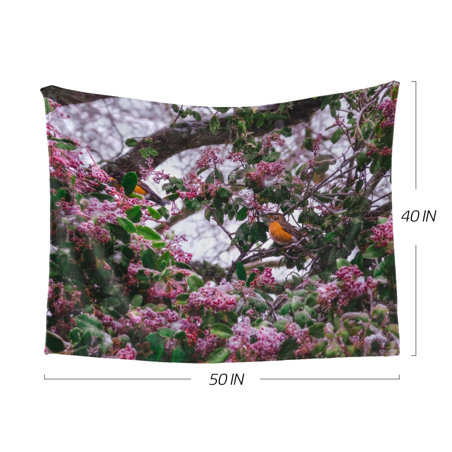 Ultra-Soft Micro Fleece Blanket 50*40(Made In Queens USA )