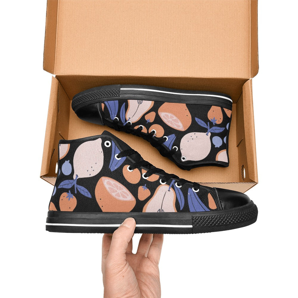 Custom High Top Canvas Shoes for Women Model017