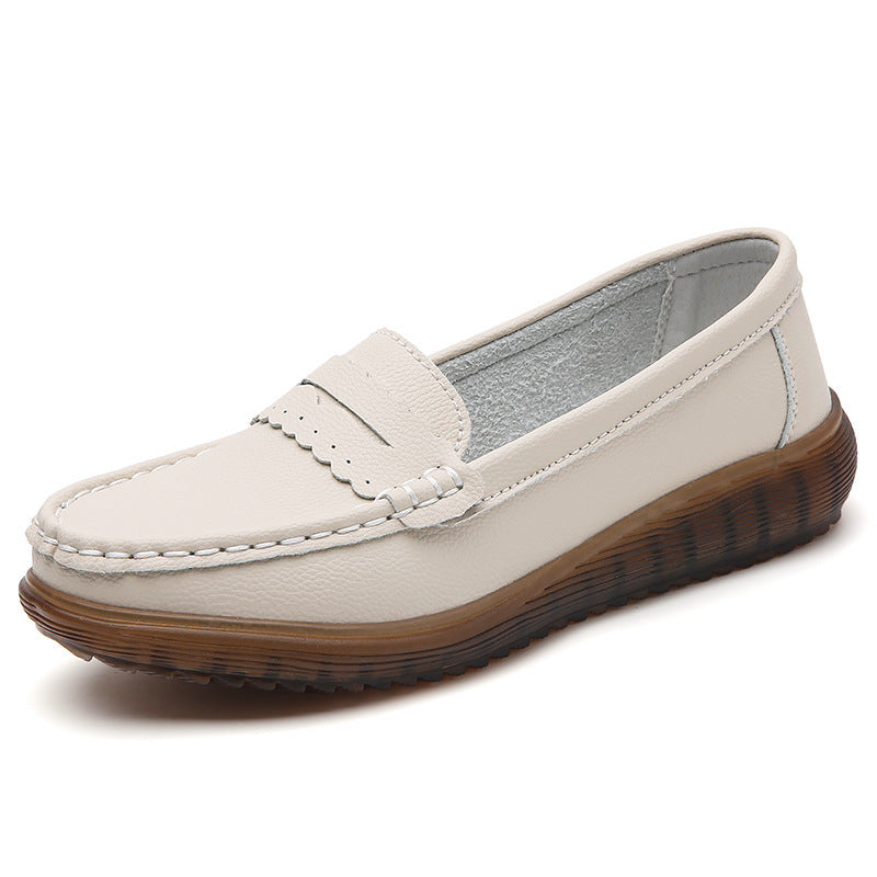 Tendon Bottom Soft Bottom Cutout Breathable Shoes Flat Hole Shoes