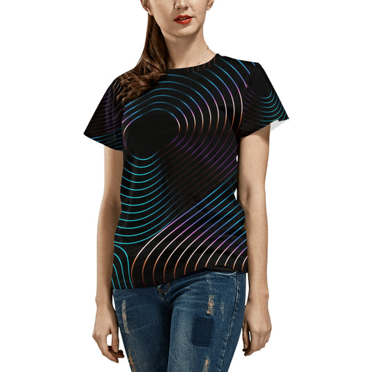 Women's All Over Print T-shirt  Made In Queen  Ships to USA Only