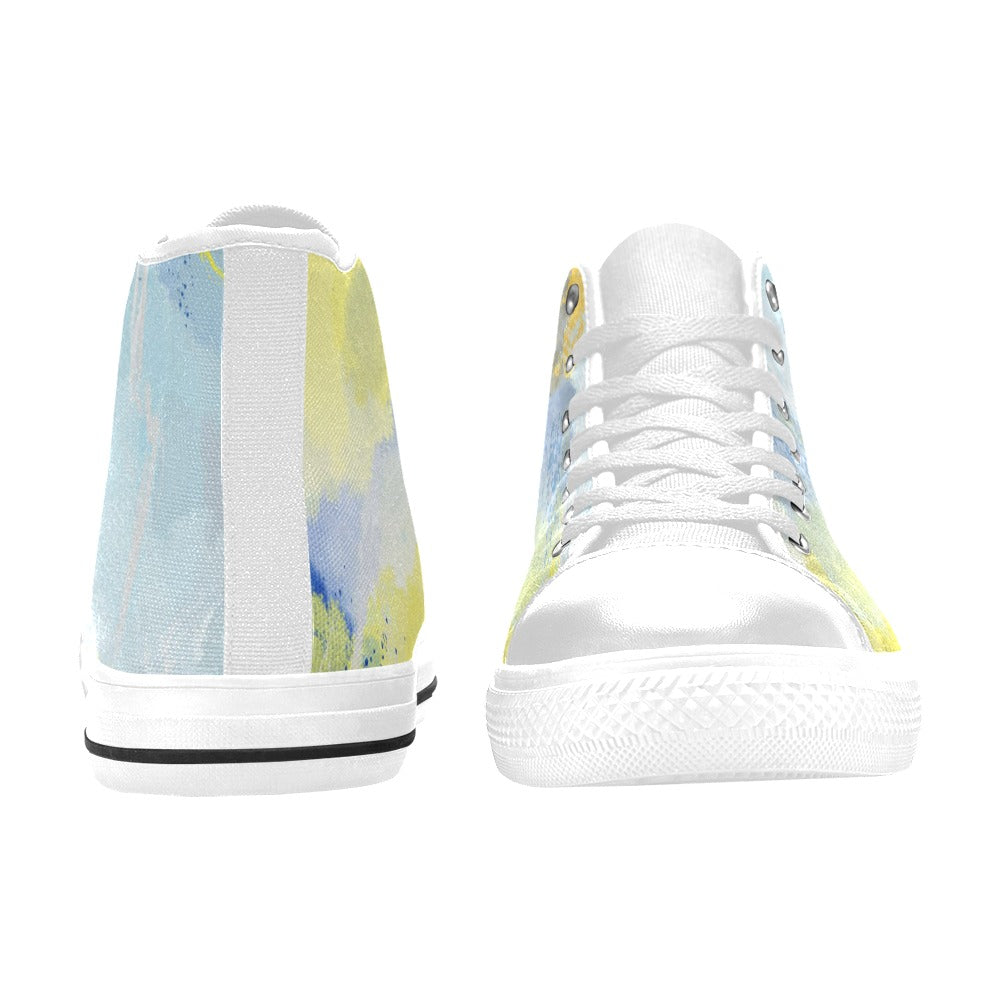 Custom High Top Canvas Shoes for Women Model017