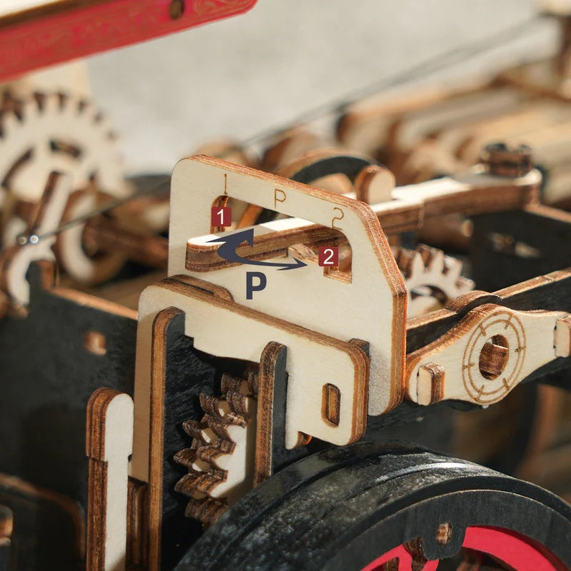 ROKR Steam Engine Mechanical 3D Wooden Puzzle, Only Supports TK And Independent Website Platforms