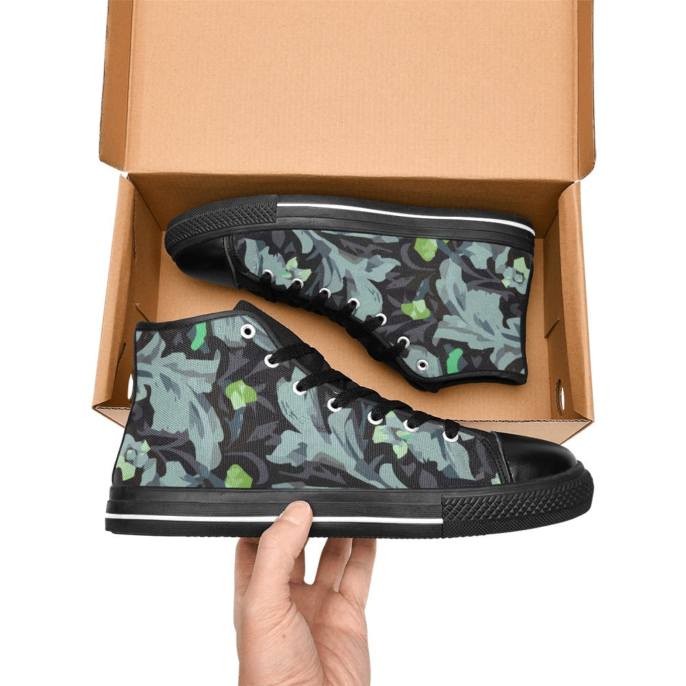 Custom High Top Canvas Shoes for Women Model017