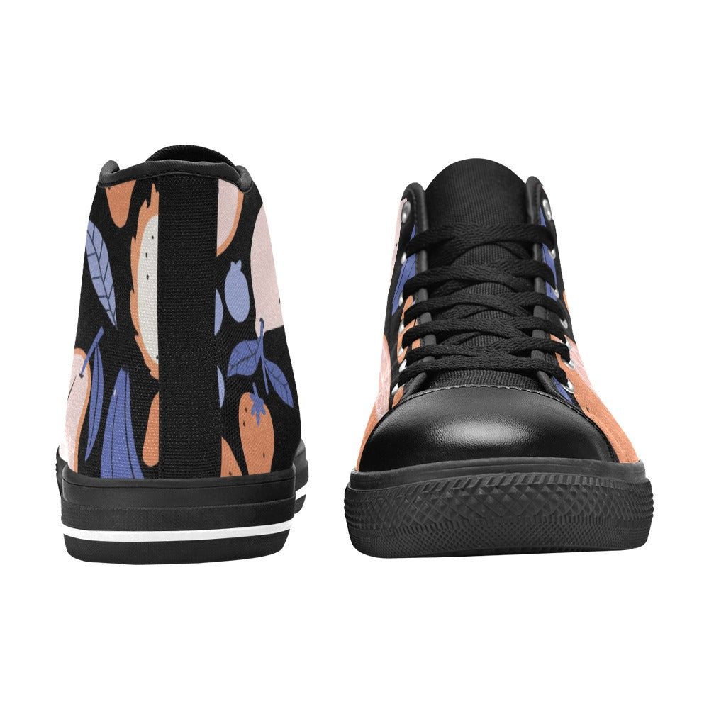 Custom High Top Canvas Shoes for Women Model017