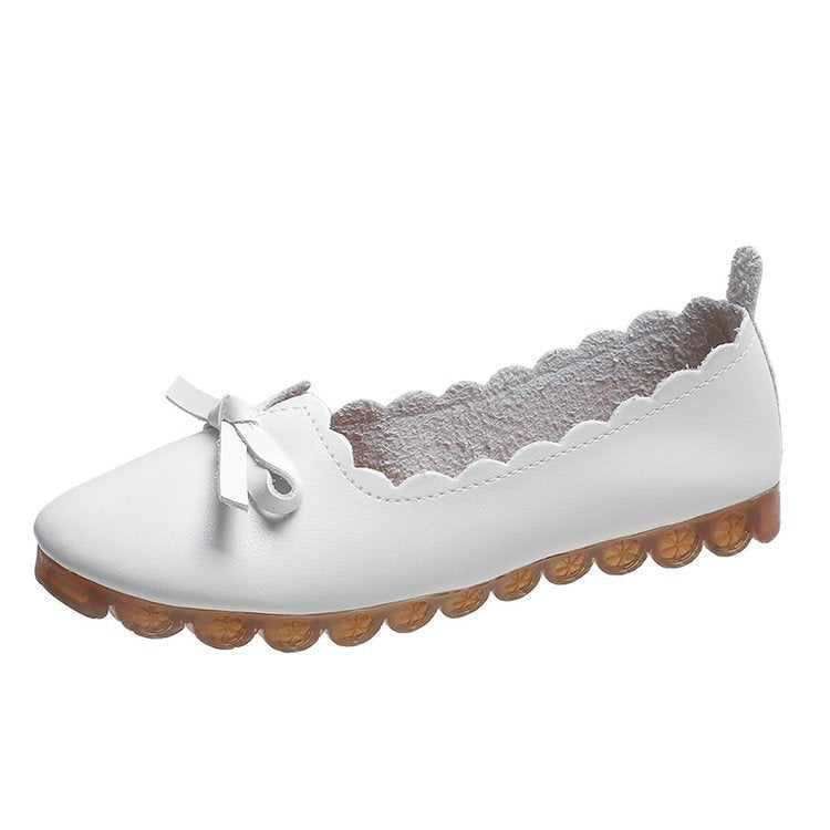 Korean Style Shallow Mouth Pumps Slip-on