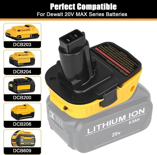 2X 18V To 20V MAX DCA1820 Adapter Converter For 20 Volt Li-ion Battery