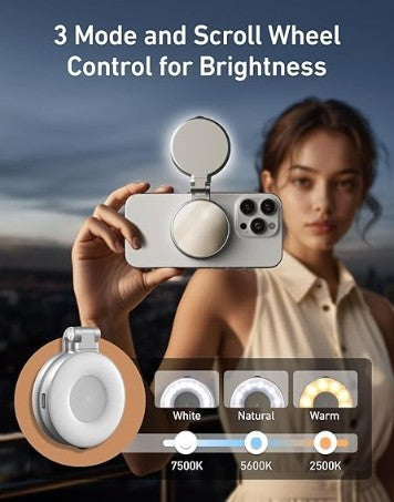 TELESIN - Magnetic Selfie Ring Light