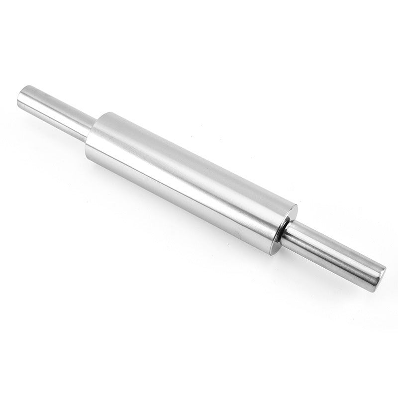Household stainless steel flour stick rolling pin, Roller for Baking Pizza, Pies, Pastry and Cookies, Ergonomic Handles, Kitchen Essential
