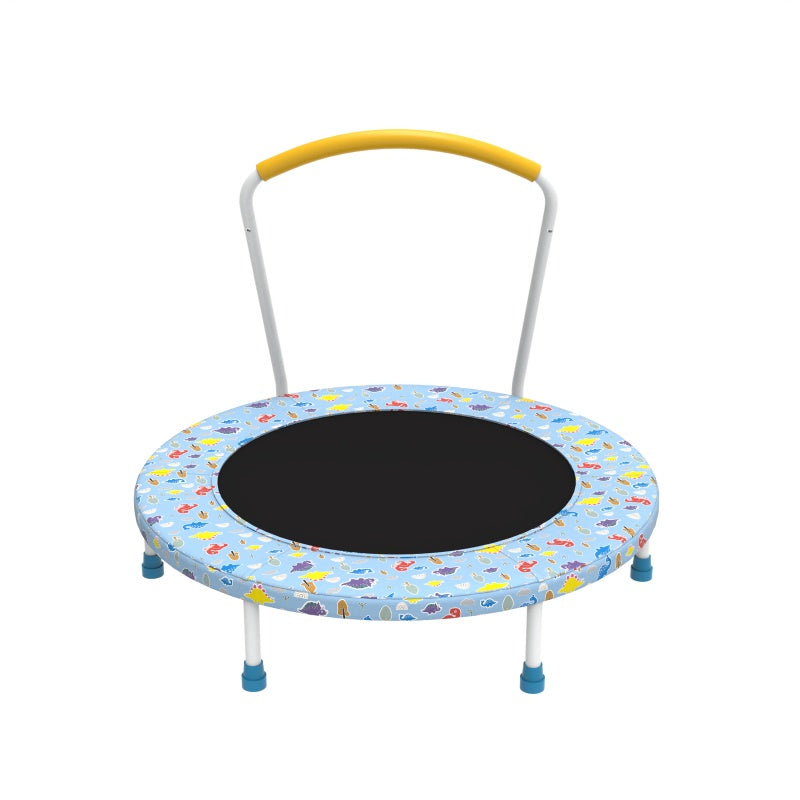 36 Inch Mini Trampoline, Suitable For Children Aged 1-6, With Indoor And Outdoor Handles For Children's Play
