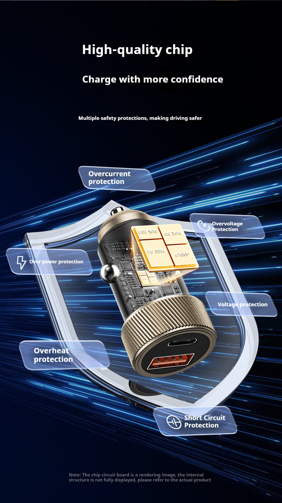 AWEI PD Fast Charging Car Charger 33W