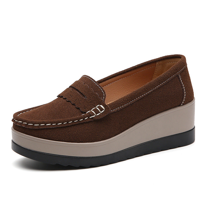 Size Spring And Autumn New Mom Shoes Platform Casual Shoes
