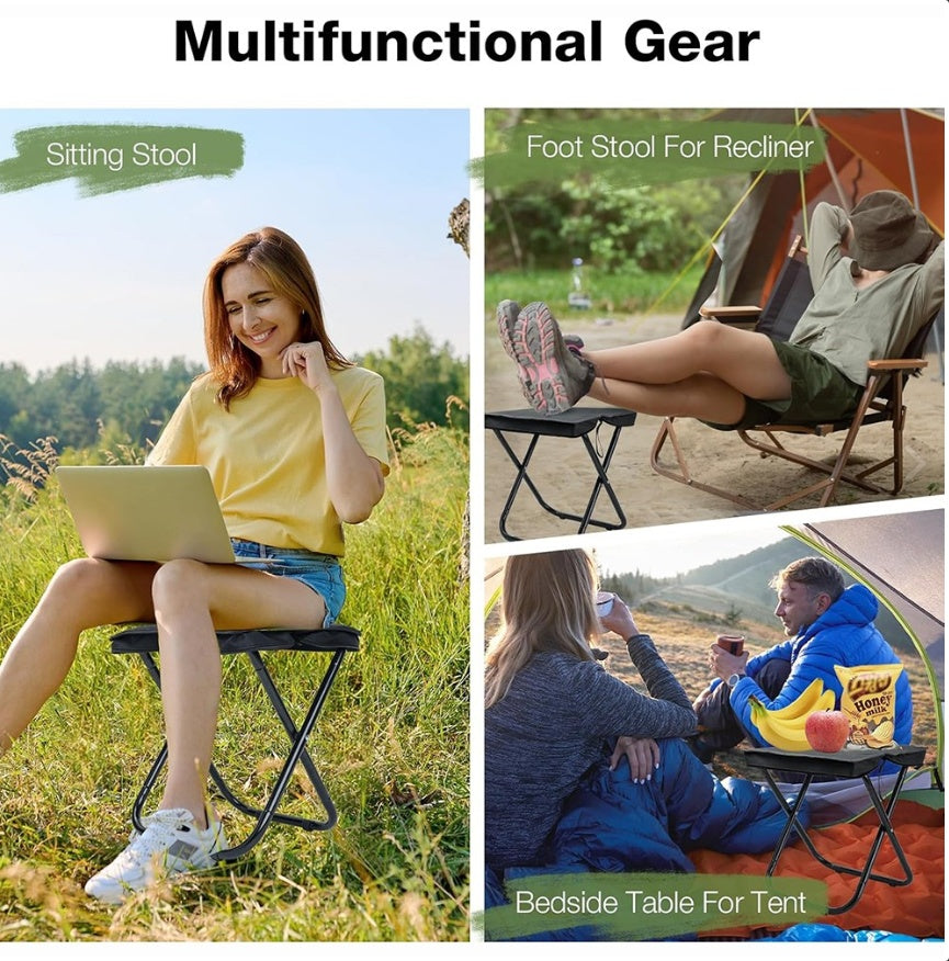 Folding Stool Camping Chair Seat Portable Mini Stool Outdoor Picnic Fishing BBQ