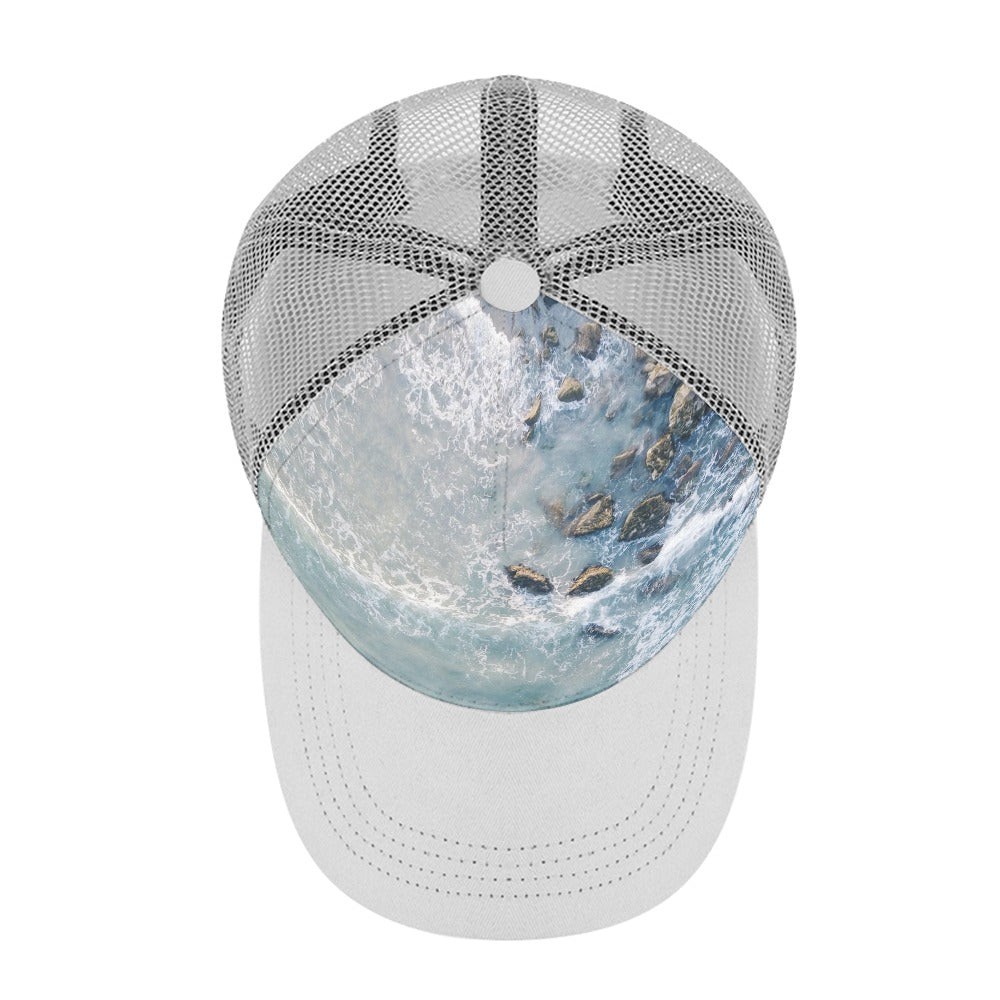 Baseball Cap Bent glue rear hollow (multi-color optional)