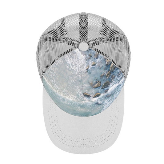 Baseball Cap Bent glue rear hollow (multi-color optional)