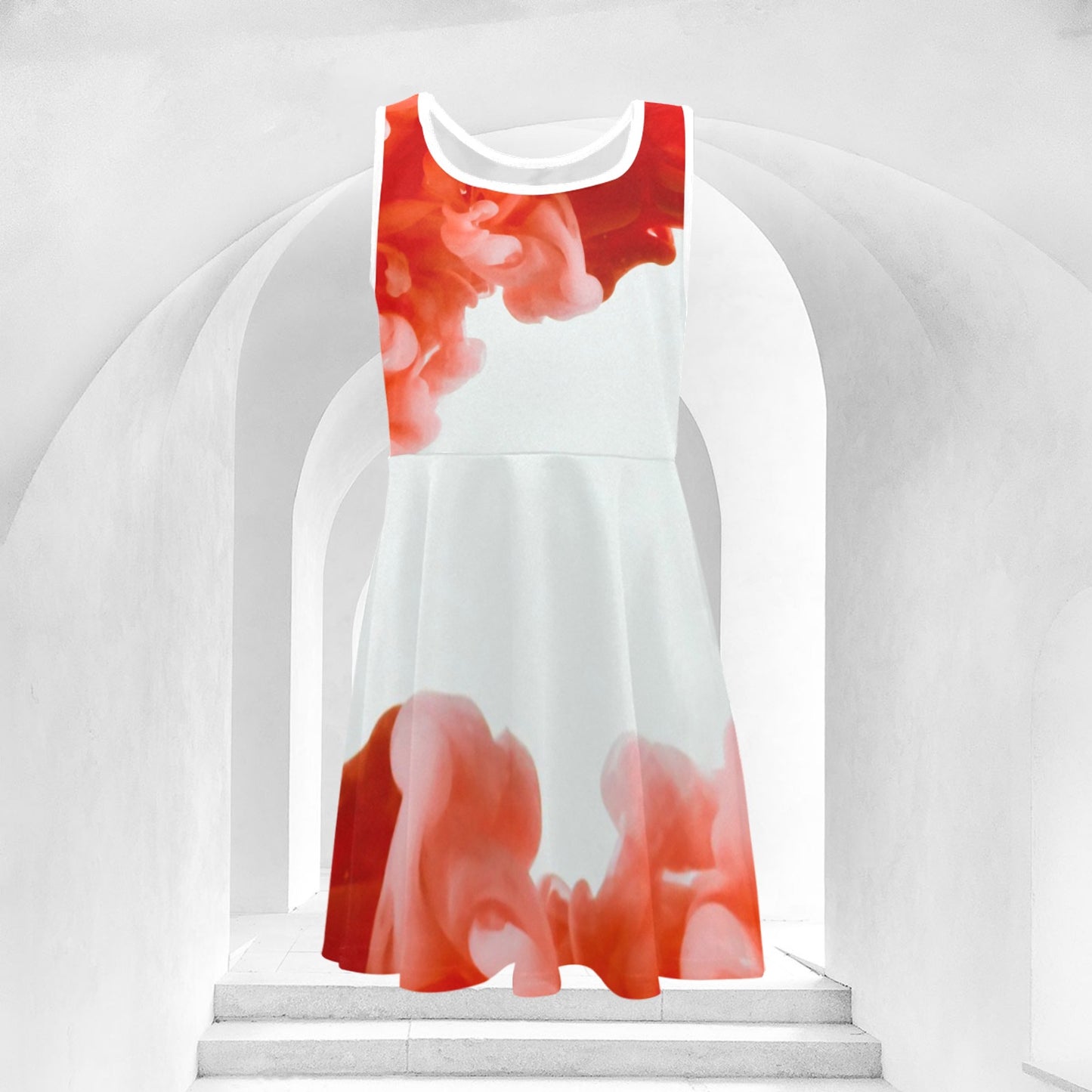 Girl's Sleeveless Sundress(ModelD56)
