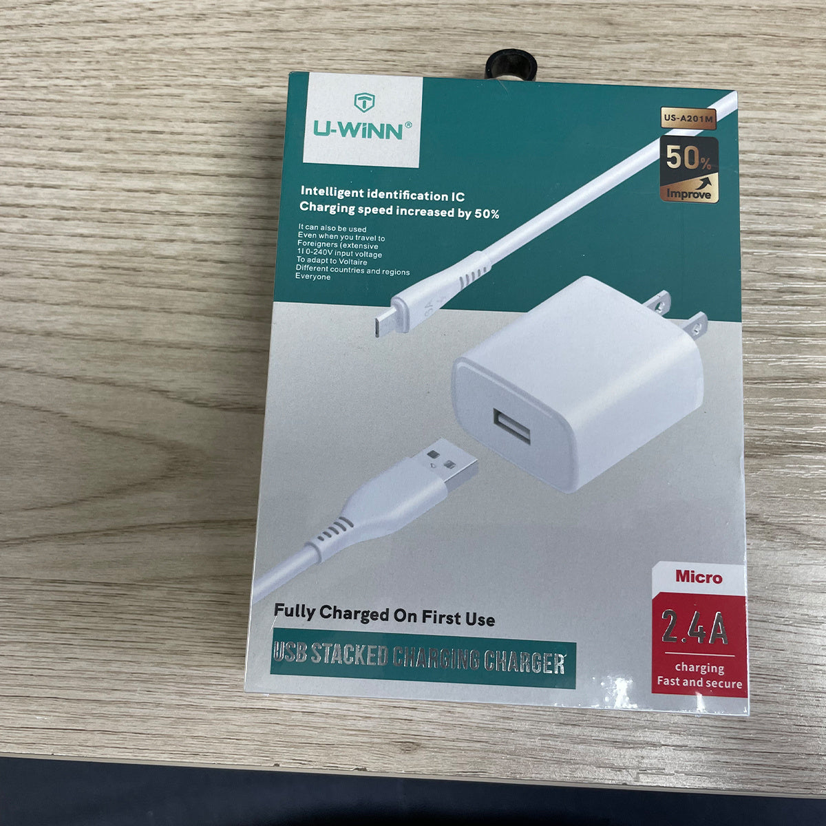 5pzs Cargador Para Cubot Con Cable Micro Usb 2.4a