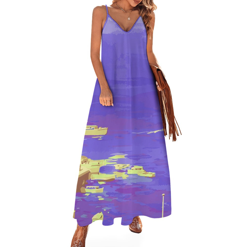 Sling Ankle Long Dress