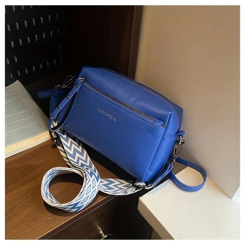 Women's Adjustable Crossbody Bag, Minimalist Design Shoulder Bag With Zipper Closure, Suitable For Daily Commuting And Casual, Formal Wear, Small Crossbody Bag