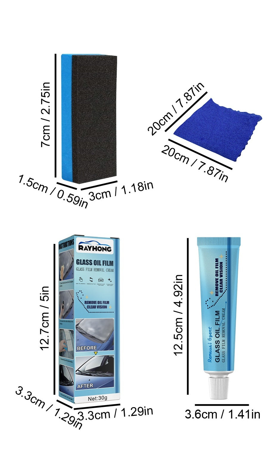 Glass Oil Film Remover