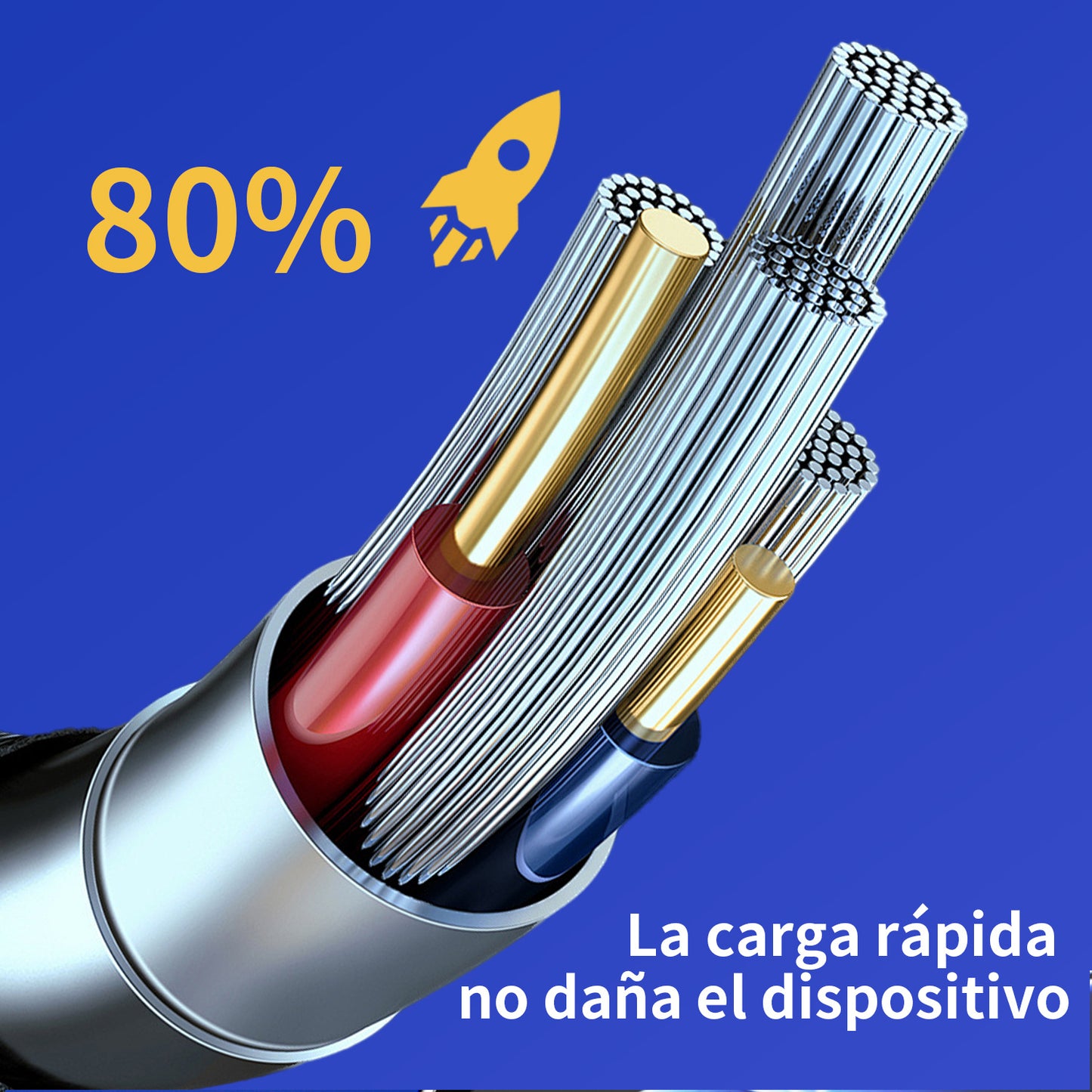 5pzs Cable 3 En 1 Nailon Trenzado Negro 1m Cable Carga Rapida Para Android Phone 16 15 Pro Xiaomi Redmi Note 14 13 40 X7b X6a