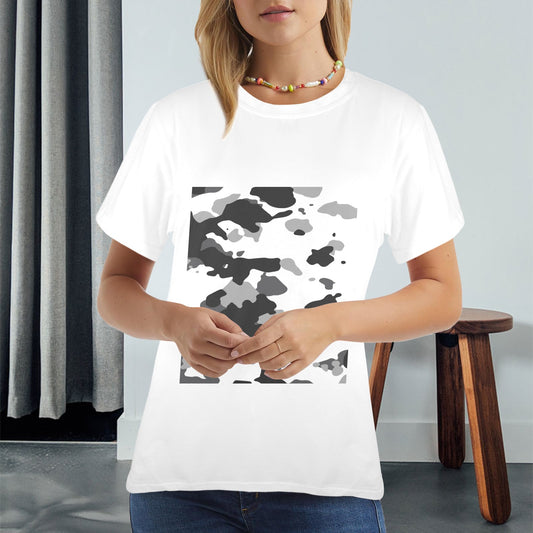 New Women's T-Shirt in USA Size Front Print （Made in USA，Ships to USA Only）