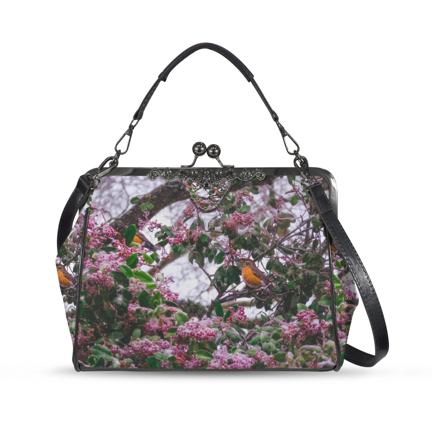 Custom Kisslock Crossbody Shoulder Bag