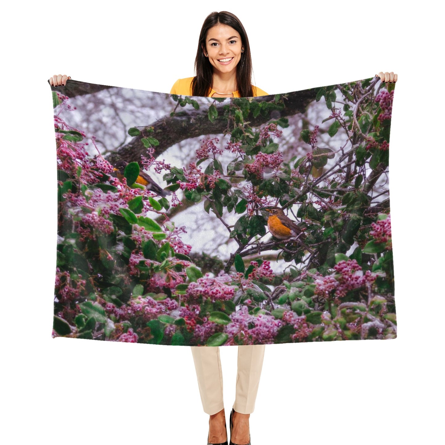 Ultra-Soft Micro Fleece Blanket 50*40(Made In Queens USA )