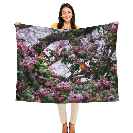 Ultra-Soft Micro Fleece Blanket 50*40(Made In Queens USA )
