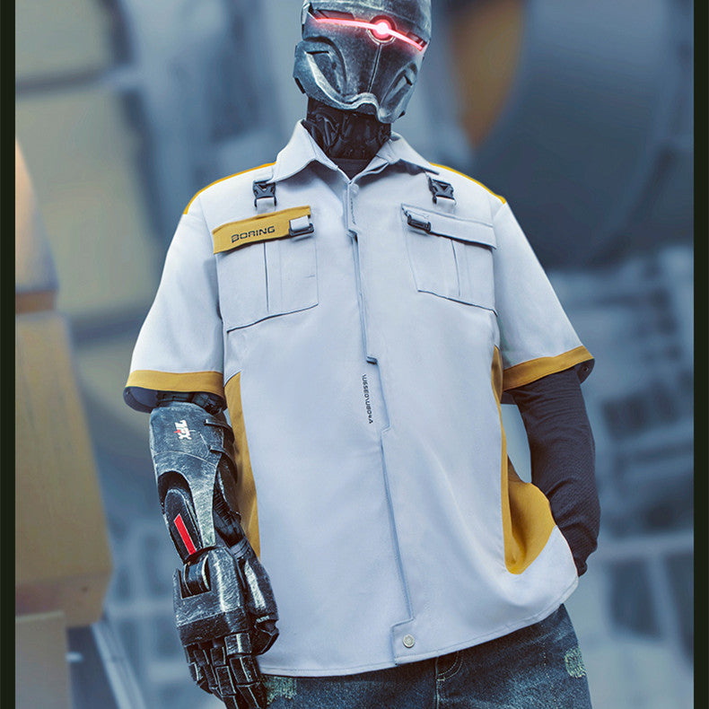 Punk Functional Style Detachable Street Work Clothes