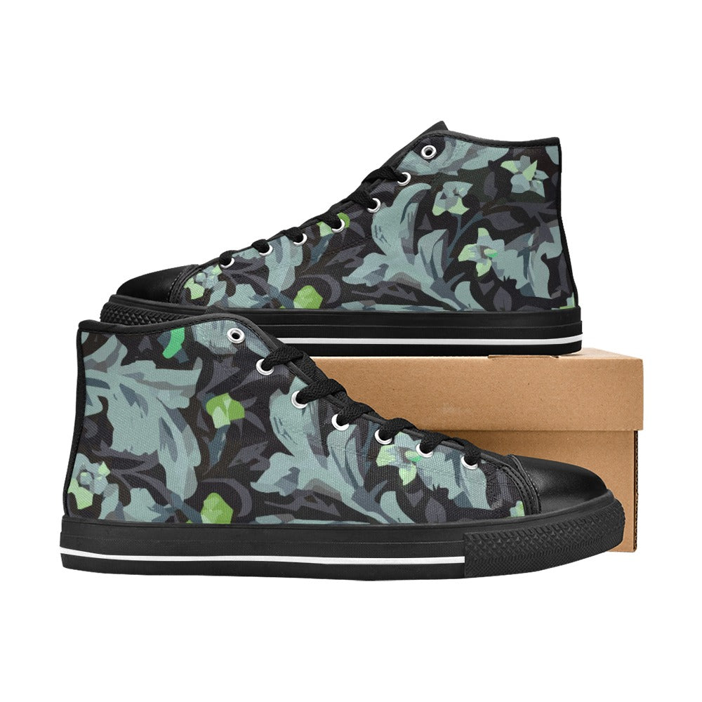 Custom High Top Canvas Shoes for Women Model017
