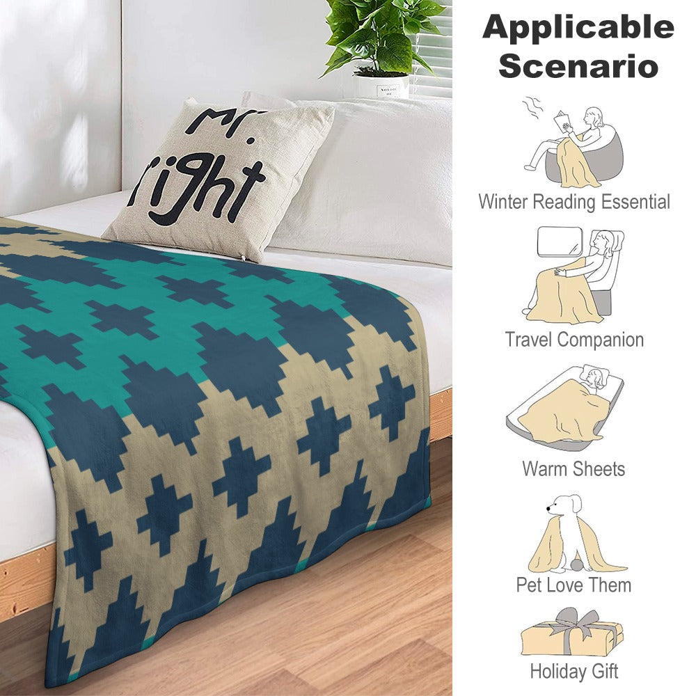 Super Soft Flannel Blanket Multiple Sizes