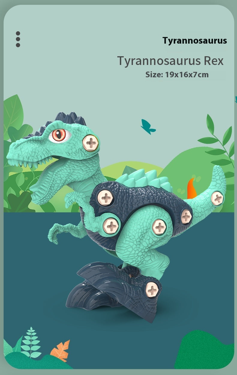 Disassemble And Assemble Dinosaurs, Boys Benefit From Intelligence, Assemble Screws, Children's Toys