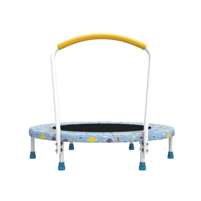36 Inch Mini Trampoline, Suitable For Children Aged 1-6, With Indoor And Outdoor Handles For Children's Play