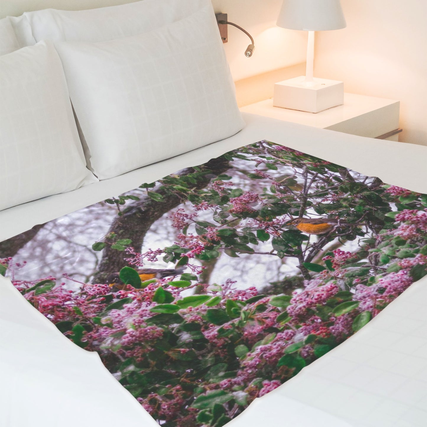 Ultra-Soft Micro Fleece Blanket 50*40(Made In Queens USA )