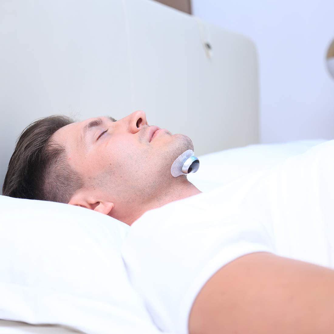 Smart Anti Snoring Device Electronic Muscle Stimulator Plus With 20pcs Conductive Strips