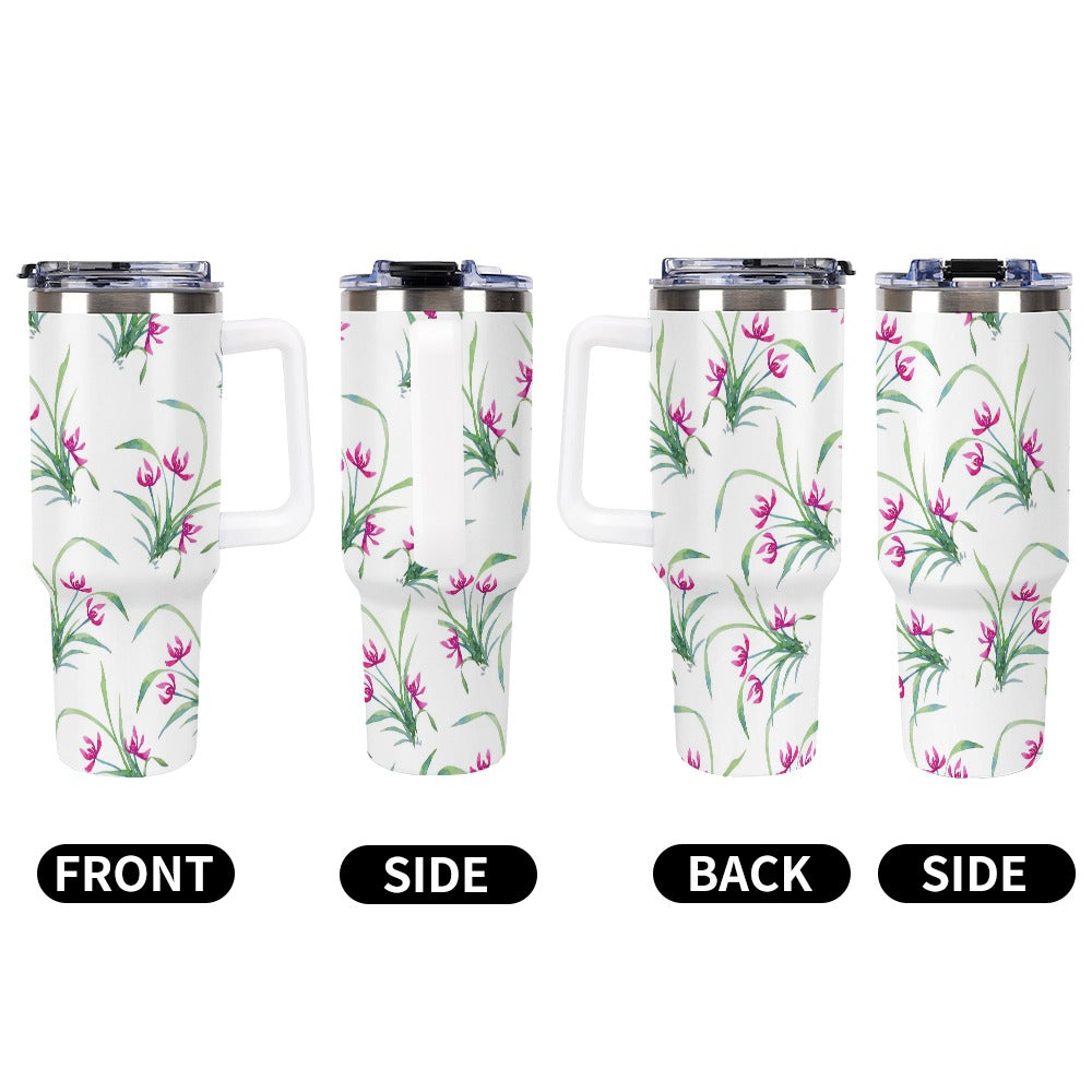 Flowers Custom Large capacity car cup