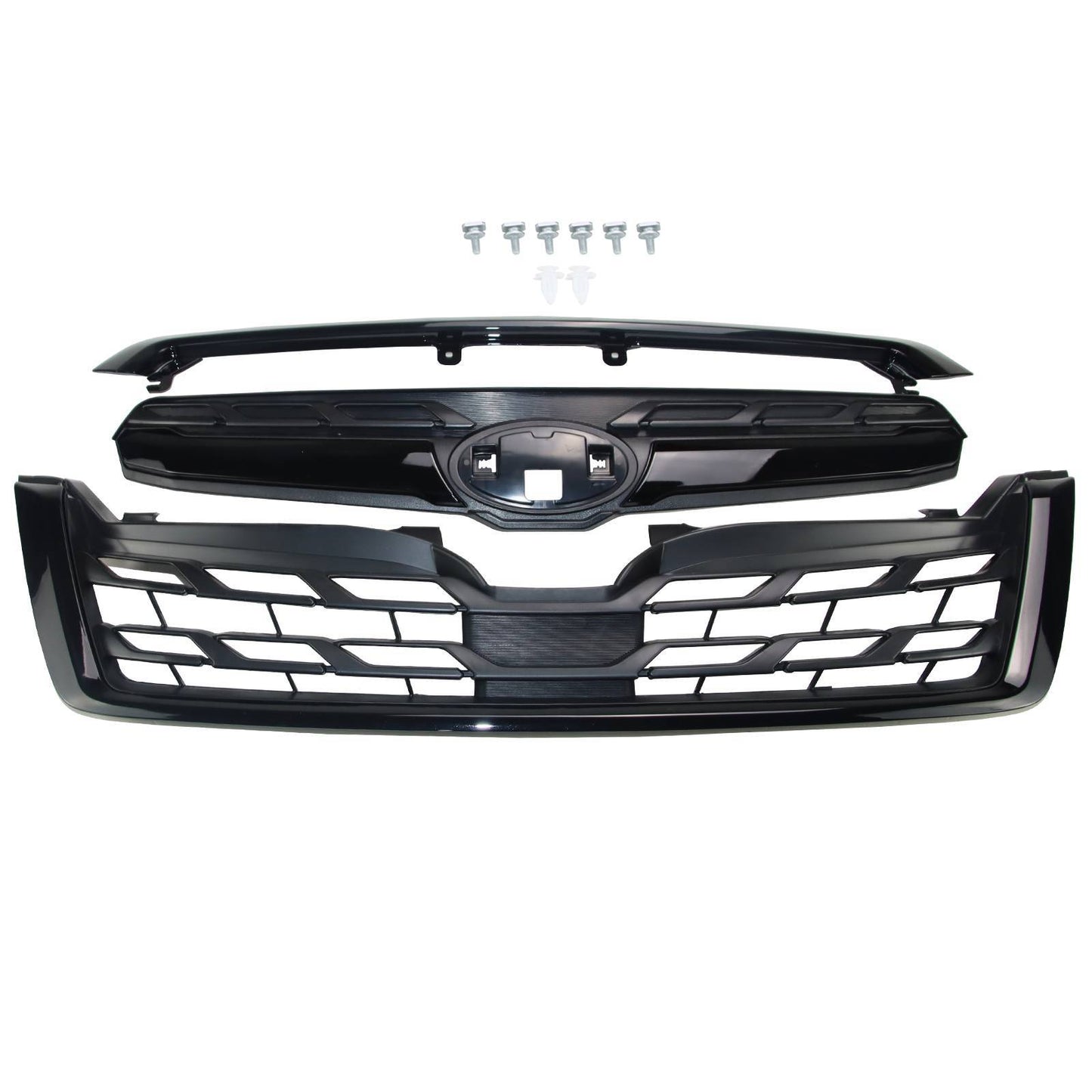 Front Grill For 2014-2018 Forester Gloss Balck