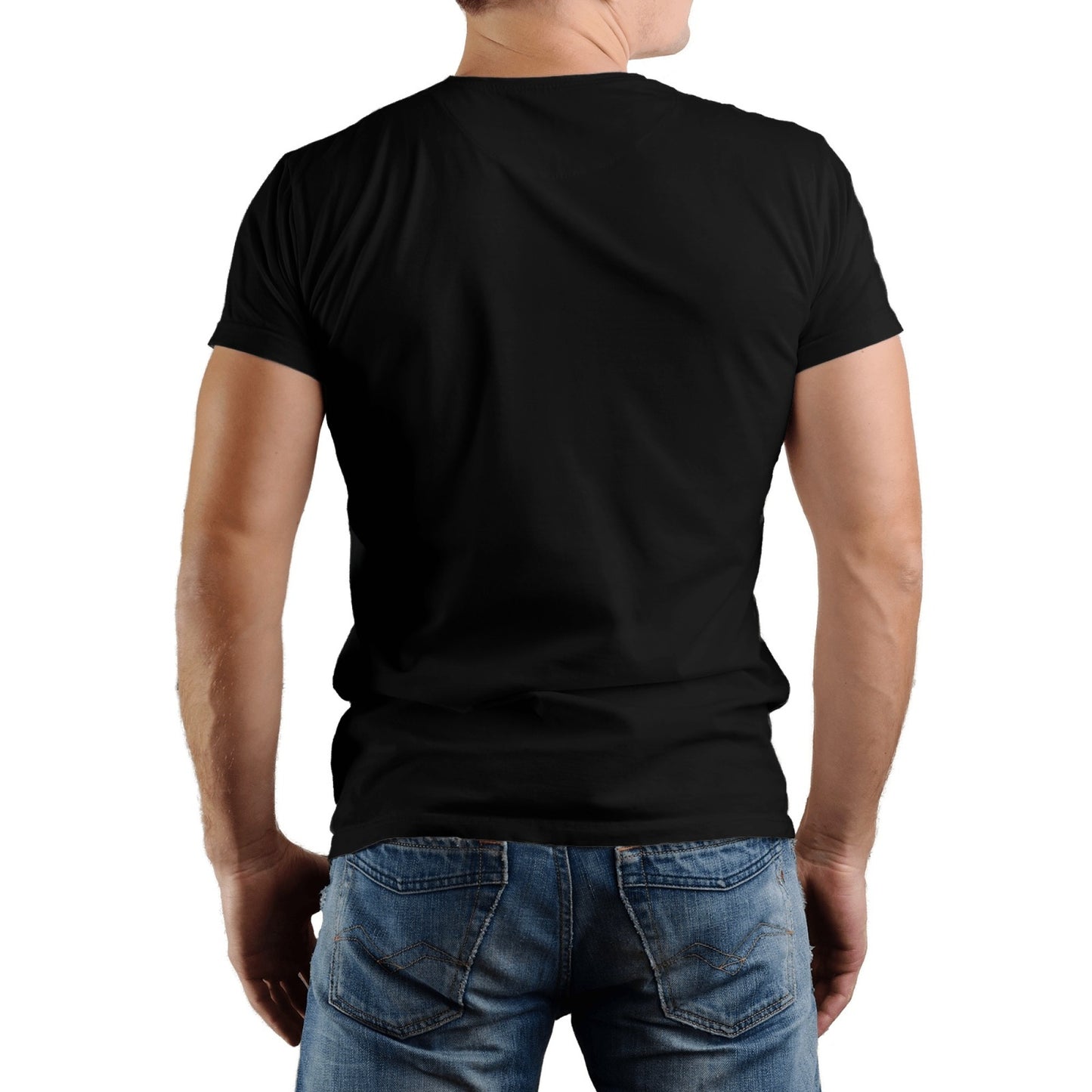 Love Men's Pure Cotton T-shirt - Casual Round Neck, Slightly Elastic, Suitable For Four Seasons Knitted Fabric, Classic Fit Adult Shirt, Couple's Shirt