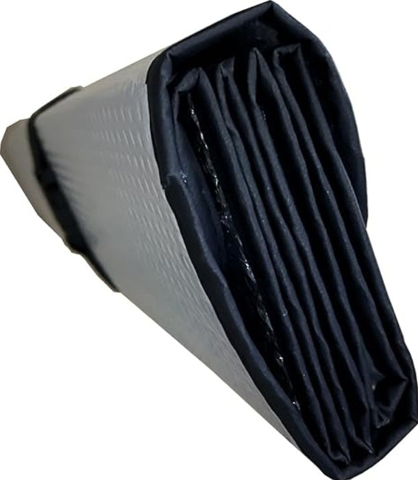 Car Windshield Sunshade-Thicken 5-Layer Bubble Block Heat And Sun UV Rays, Front Windshield Sun Shade- Keeps Your Vehicle Cool New Silver